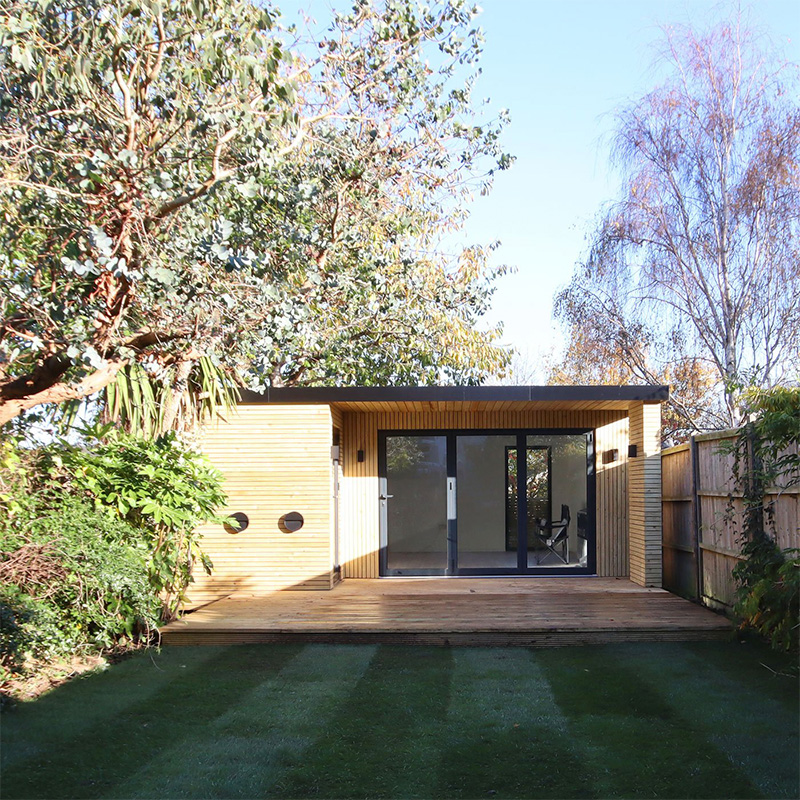 Example of A Room in the Garden exterior finishes