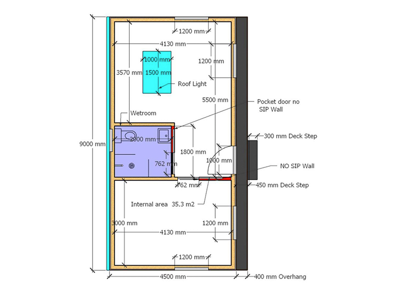 Example of a Annexes Spaces Floor Plan