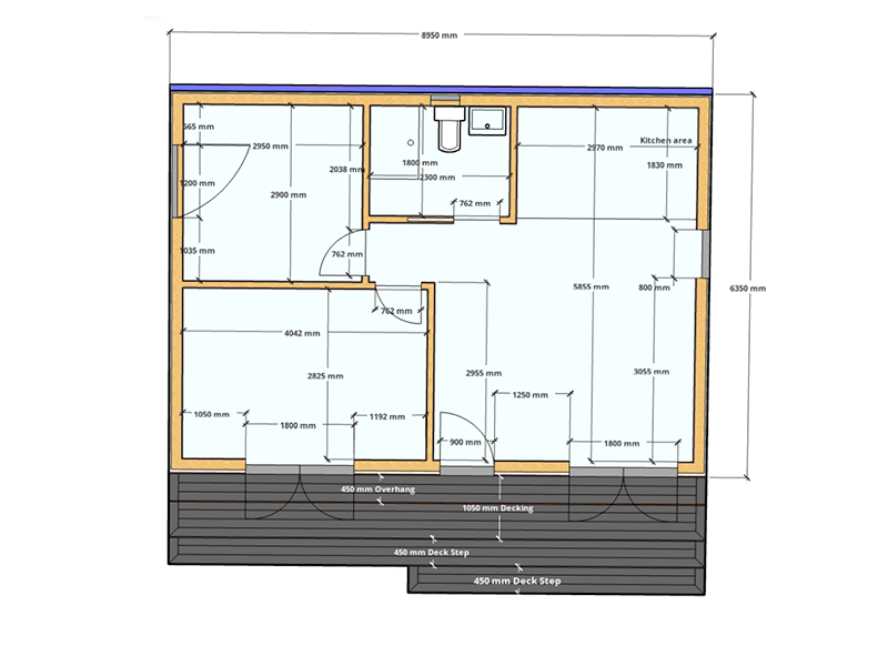 Example of a Annexes Spaces Floor Plan