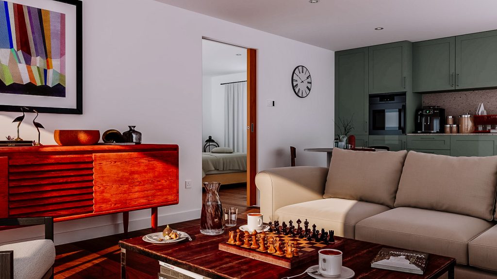 A garden annexe can become a comfortable home