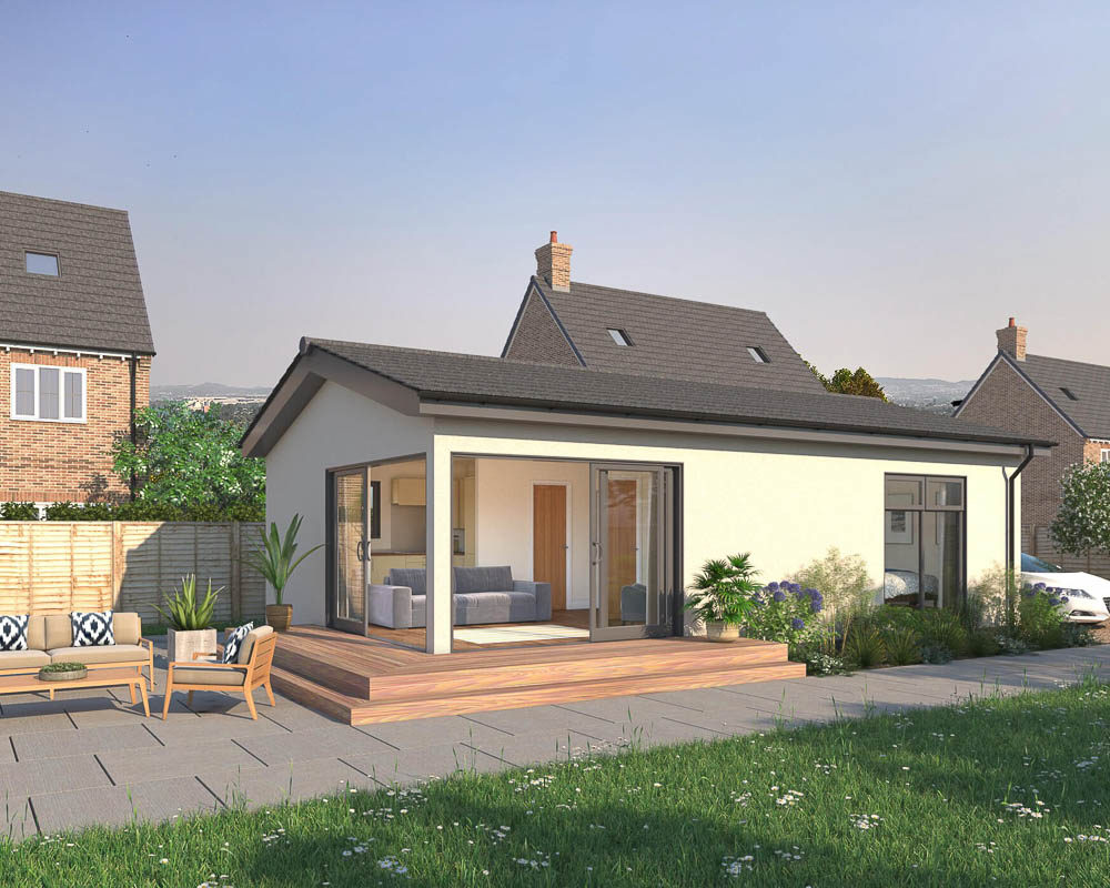 Living annexes by Bridge Garden Rooms