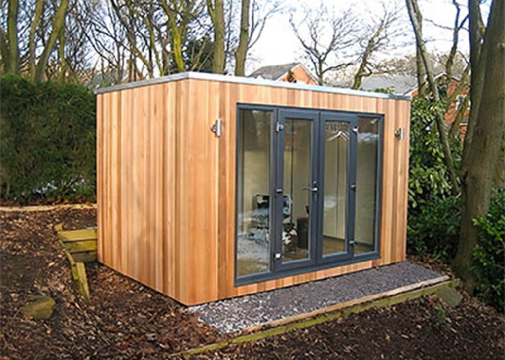 Example of the Contemporary Cubed by Sanctum Garden Studios which can have acoustic specification enhanced