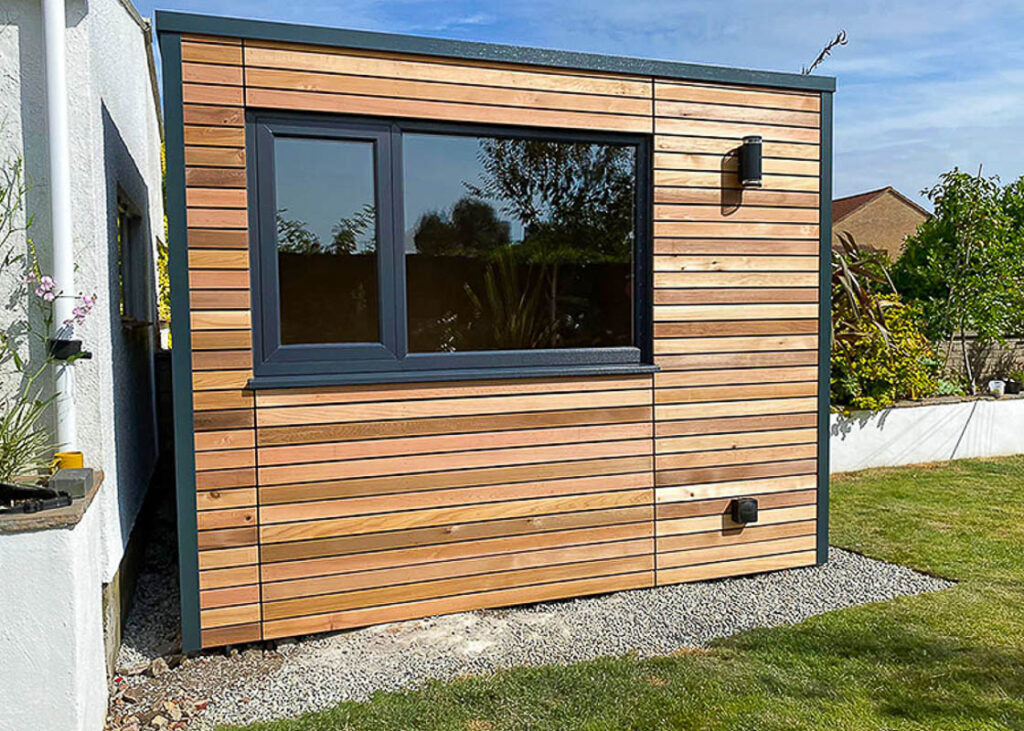 Example of the QuadPod by Sanctum Garden Studios which can have acoustic specification enhanced